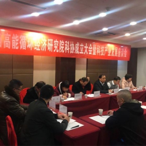 陕西高能循环经济研究院科学技术协会（科协）成立暨“科技产业未来发展” ... ...